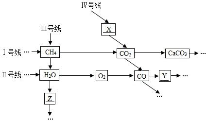 X Y Z M为生活中常见物质 X为单质,其余为化合物,Y为光合作用的产物,D常温下为液体 各物质之间的转化关系如图所示 部分反应物 生成物 转化关系及反应条件 组卷网